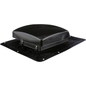 NorWesco 50 Sq. In. UV Resistant Polyethylene Roof Vent, Black