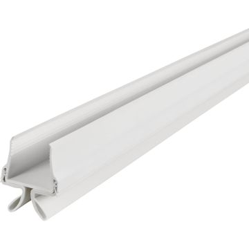 M-D Building Products CINCH 1.375 In. W. x 2.125 In. H. x 32 In. L. Vinyl & Rubber White Door Bottom