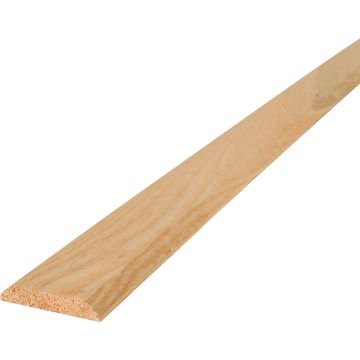 M-D Building Products 3 In. x 3/8 In. x 36 In. Natural Hardwood Flat-Profile Threshold for Doorways
