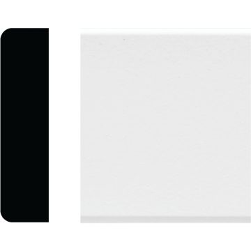 House of Fara 5/8 In. W. x 2-1/8 In. H. x 8 Ft. L. White MDF Mullion Casing Molding