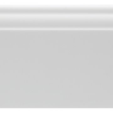 Royal 9/16 In. W. x 3-1/4 In. H. x 8 Ft. L. White PVC Colonial Base Molding