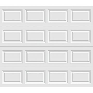 Holmes Bronze Series 9 Ft. W x 7 Ft. H White Steel Garage Door w/EZ-Set Torsion Spring
