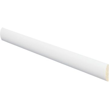 Inteplast Building Products 15/16 In. W x 3/16 In. H x 8 Ft. L Crystal White Polystyrene Batten Molding