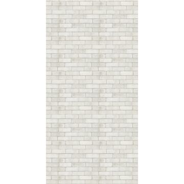 Global Product Sourcing 1/4 In. x 4 Ft. x 8 Ft. White Brick Vinyl Paper Overlay Plywood Wall Panel