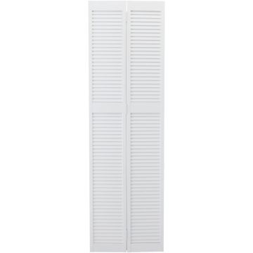 Alexandria Moulding 30 In. W. x 80 In. H. Primed White Bi-Fold Door