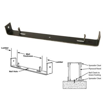 Spreader Cleat 6" X 1-1/8"