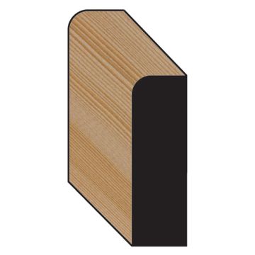 Hem #865 Bullnose 1-1/2" X 8'