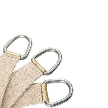 16' Cream Triangle Shade Sail
