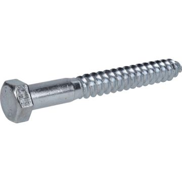 Hex Lag Screw 1/2x4 Zinc