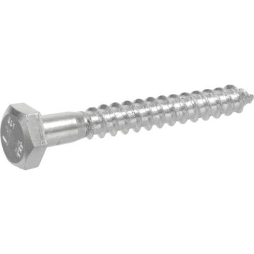 Hex Lag Screw 1/2x5 Zinc