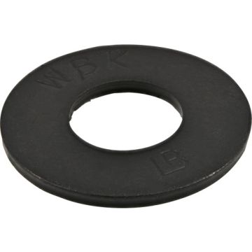 Blk Ext Flat Wash 3/8