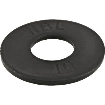 Blk Ext Flat Wash 1/2