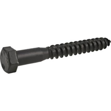 Blk Ext Hex Lag 3/8x3