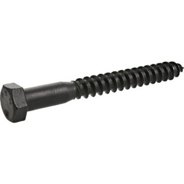 Blk Ext Hex Lag 3/8x3.5