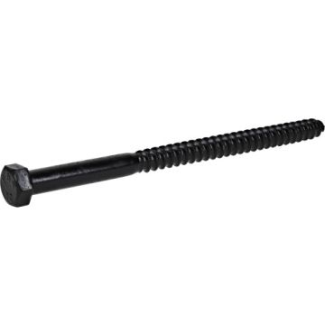 Blk Ext Hex Lag 3/8x6