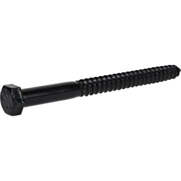 Blk Ext Hex Lag 1/2x6