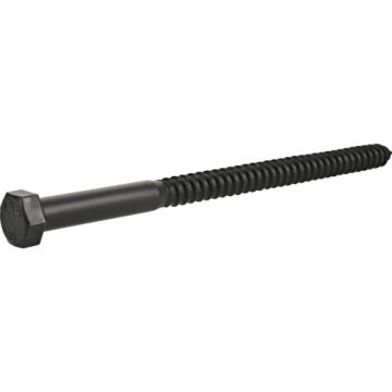 Blk Ext Hex Lag 1/2x8