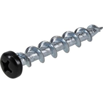 Borefast Blk 1-1/2" 25-pack