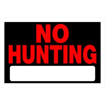 Pls-r/B-8x12 No Hunting
