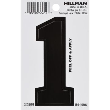 Vnl-die Cut-blk-3in-#1