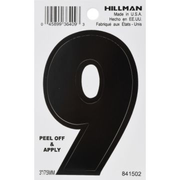 Vnl-die Cut-blk-3in-#9