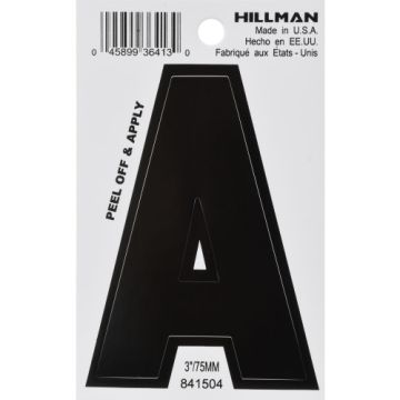 Vnl-die Cut-blk-3in-a