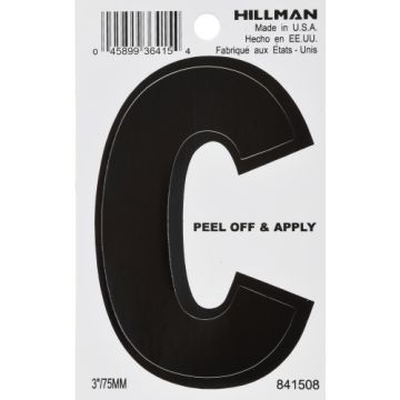 Vnl-die Cut-blk-3in-c