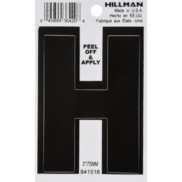 Vnl-die Cut-blk-3in-h