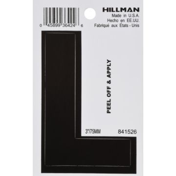 Vnl-die Cut-blk-3in-l