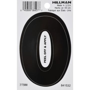 Vnl-die Cut-blk-3in-o