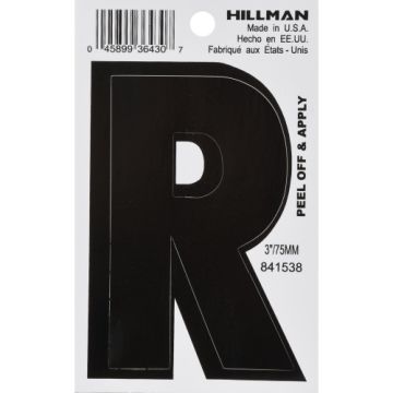 Vnl-die Cut-blk-3in-r