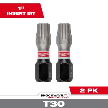 Milw 1" T30 Torx   2pack