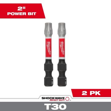 Milw 2" T30 Torx  2pack