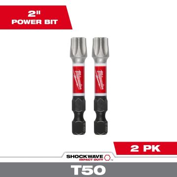 Milw 2"  T50 Torx  2pack