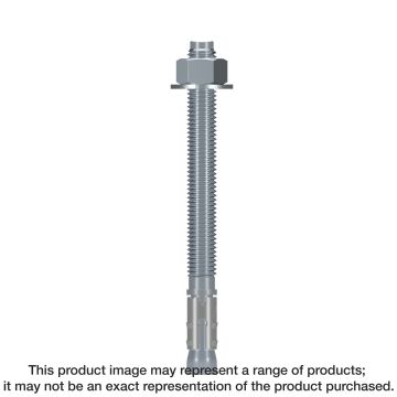 3/4" X 5-1/2" Simpson Strong-Bolt 2 Wedge Anchor Zinc Plated Carbon Steel