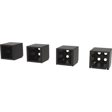 Fortress Building Products Fe26 Black Sand Galvanized Steel Level Universal Bracket (4-Piece)