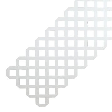 Deckorators 2 Ft. W x 8 Ft. L x 1/8 In. Thick White Vinyl Lattice Panel