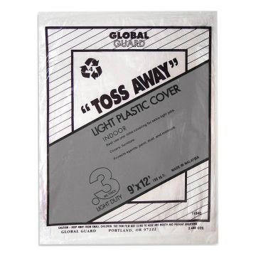9x12 Globe .3mil Plas Drop Cloth