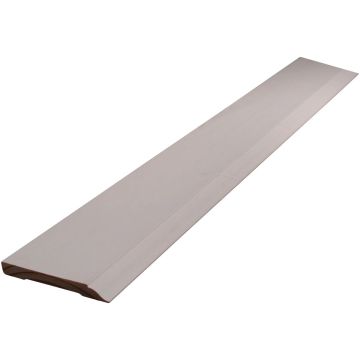 Alexandria Moulding 7/16 In. W. x 3-1/4 In. H. x 8 Ft. L. White Finger Joint Pine Colonial Base Molding