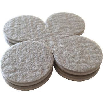 Shepherd Hardware 1-1/2 In. Beige Self-Adhesive Commercial Grade Felt Pads (8-Count)