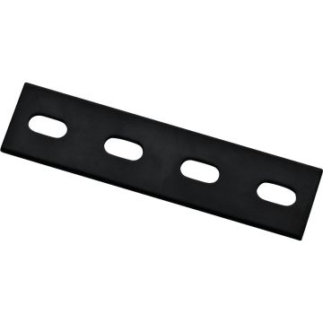National Hardware 6 In. x 1-1/2 In. Black Heavy Duty Mending Plate