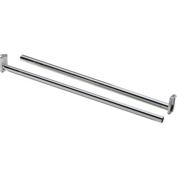 National Hardware 48 In. to 72 In. Chrome Adjustable Closet Rod