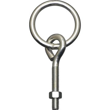 National Hardware 3/8 In. x 3-3/4 In. Zinc Ring Eye Bolt