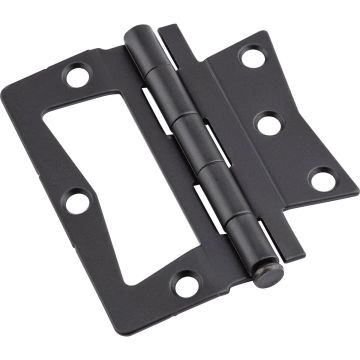 National Hardware 3-1/2 In. Oil Rubbed Bronze Surface-Mounted Door Hinge (2-Count)