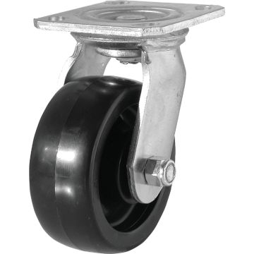 Shepherd Hardware 5 In. Medium-Heavy-Duty Polypropylene Swivel Plate Caster