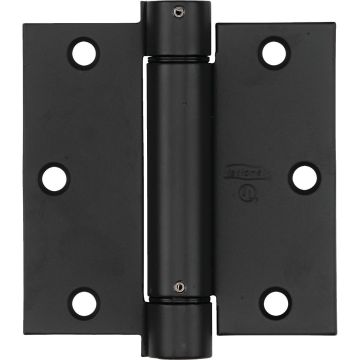 National Hardware 3-1/2 In. Square Oil Rubbed Bronze Spring Door Hinge