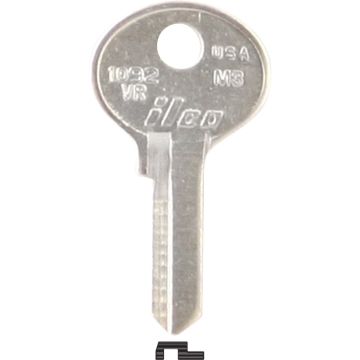 ILCO Master Nickel Plated Padlock Key M3 / 1092VR (10-Pack)