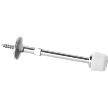 National Hardware 3 In. Satin Nickel Rigid Door Stop