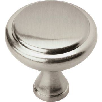 Amerock Arden 1.25 In. Dia. Satin Nickel Cabinet Knob (6-Pack)