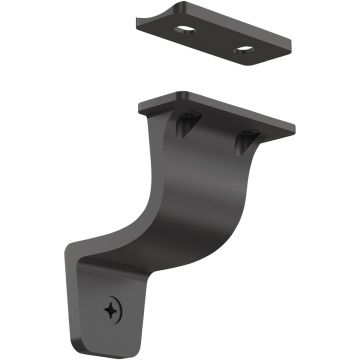 National Hardware 3 In. Matte Black Cooper Handrail Bracket